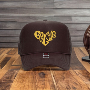 BE LOVE 3DPUFF CLASSIC TRUCKER HATS