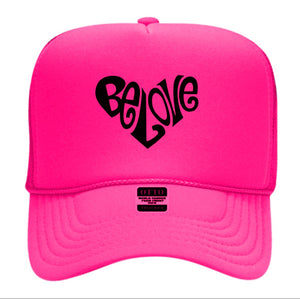 BE LOVE 3DPUFF CLASSIC TRUCKER HATS