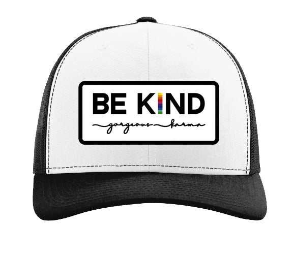 BE KIND Rainbow “I” Patch Hats