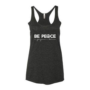 BE PEACE Racerback Tank